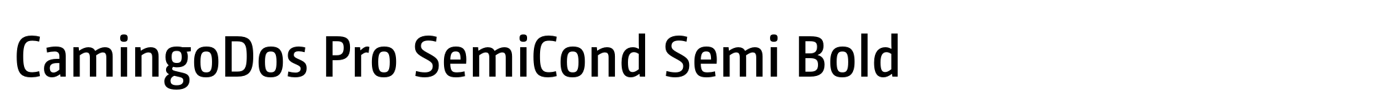 CamingoDos Pro SemiCond Semi Bold image